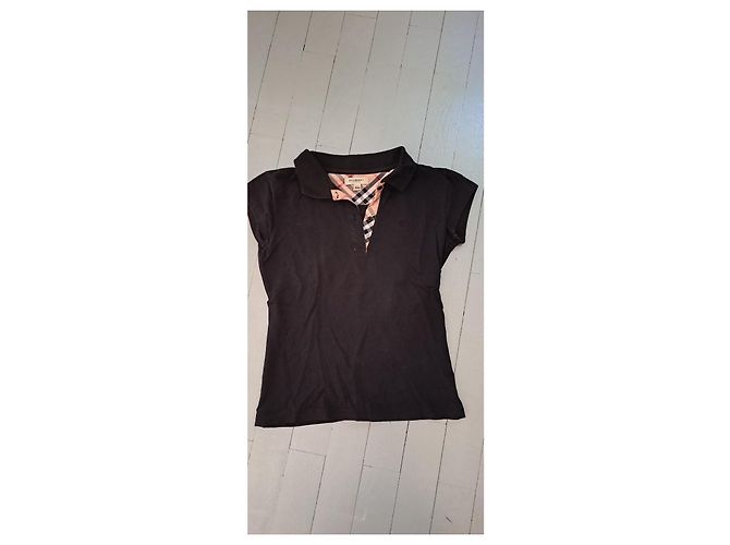 Polo Burberry Negro de Algodón y Elastano - vista 2