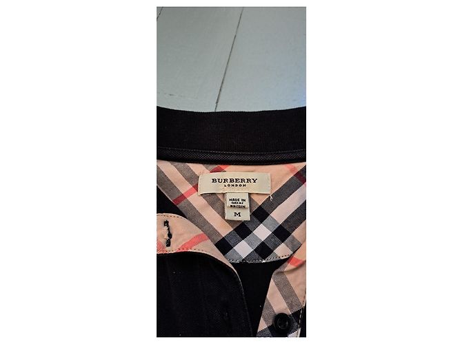 Polo Burberry Negro de Algodón y Elastano - vista 4