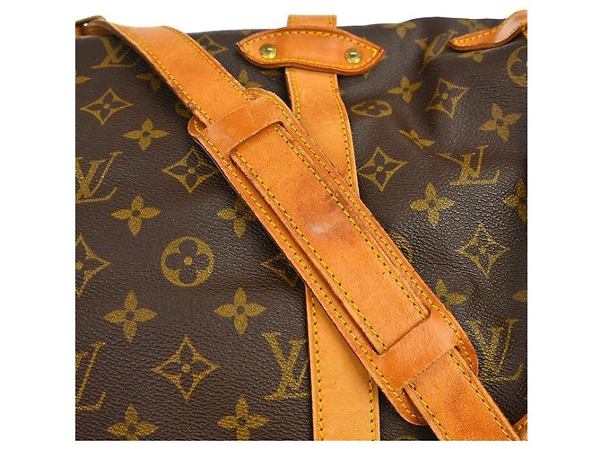Borsa Saumur Louis Vuitton in tela Monogram 43 Marrone - vista 6