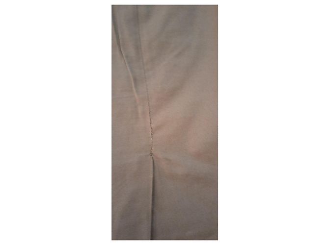 Saia Burberry de algodão cor camel Camelo - vista 12