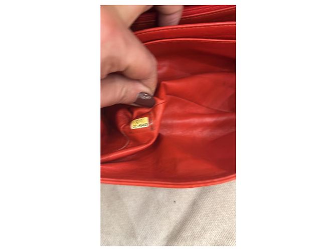 Chanel 2.55 Reissue Flap Bag aus gestepptem Lackleder Koralle - Ansicht 7
