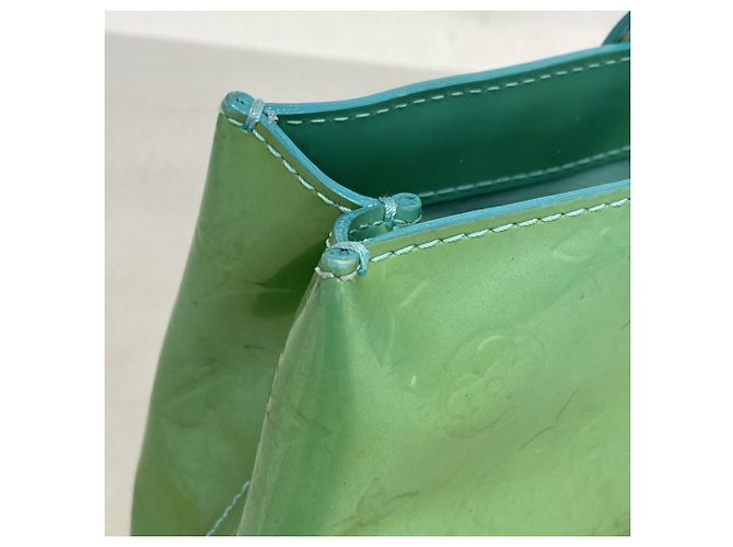 Borsa Louis Vuitton Vernis Wilshire PM Blu - vista 11