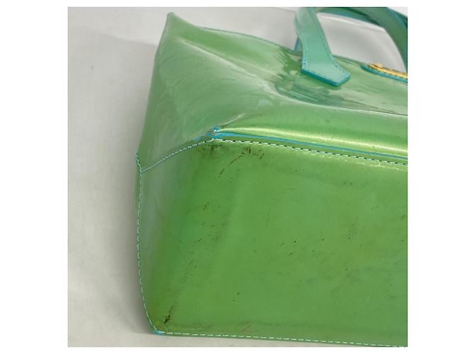 Borsa Louis Vuitton Vernis Wilshire PM Blu - vista 7