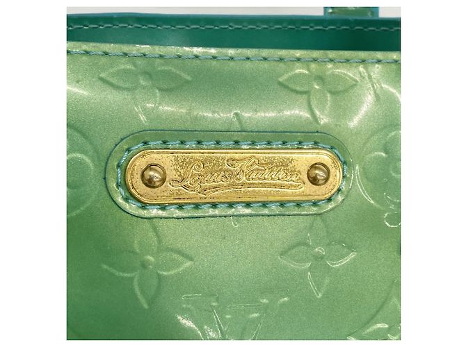 Borsa Louis Vuitton Vernis Wilshire PM Blu - vista 9