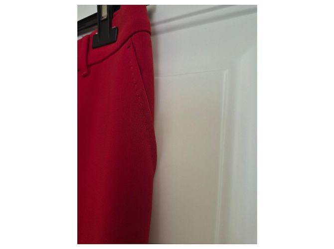 Pantalones Max Mara Studio Rojos Roja - vista 4