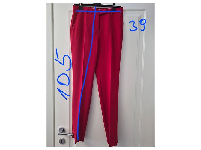 Pantalones Max Mara Studio Rojos Roja - vista 8