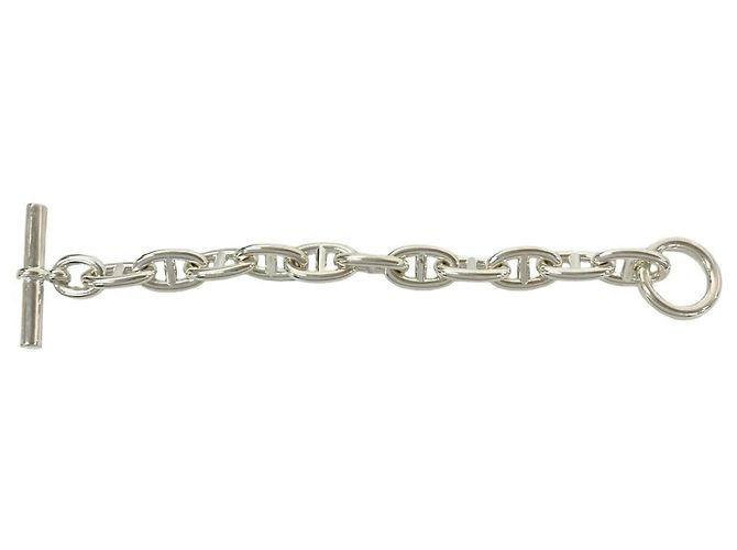 Bracciale charm Chaine d'Ancre TGM 11 link di Hermès Argento - vista 5