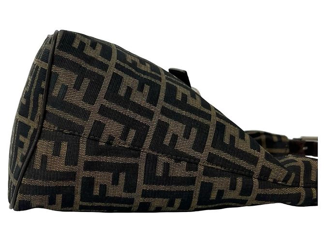 Fendi Zucca FF Muster Mini Tote Bag Braun Schwarz - Ansicht 6