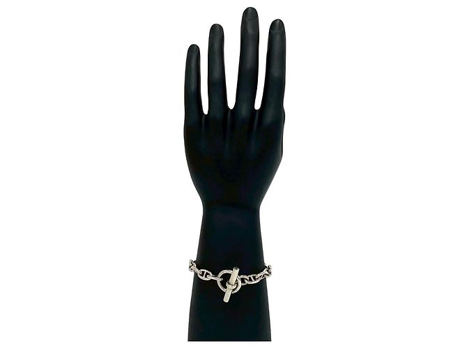Hermès Bracciale Charm Chaine d'Ancre PM Vintage Hermes Argento - vista 2