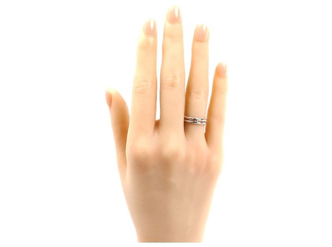 Hermès Ariane Bandring aus 18K Weißgold von Hermes - Ansicht 7