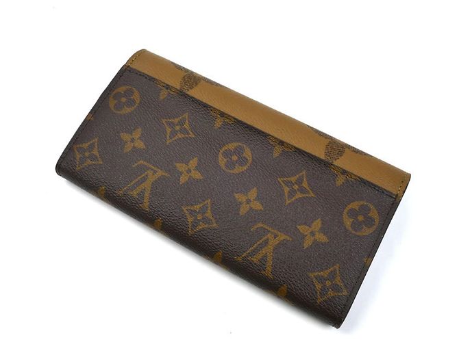 Sarah Louis Vuitton Monogram Giant Reverse Braune Geldbörse - Ansicht 2