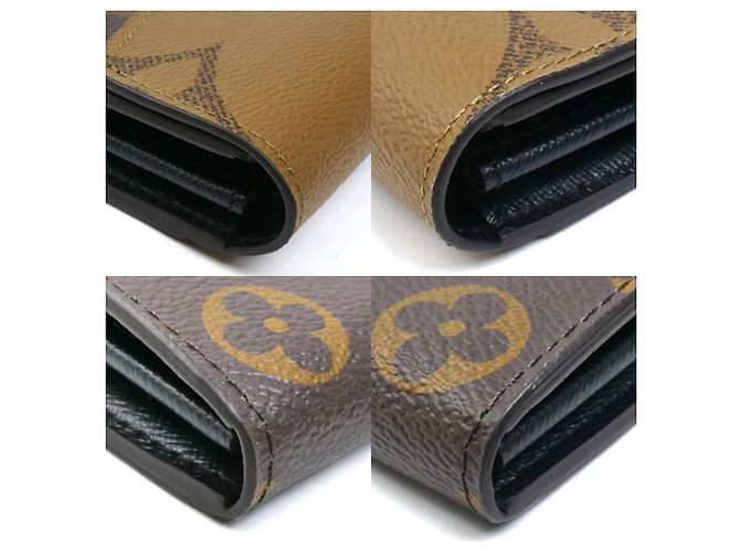 Sarah Louis Vuitton Monogram Giant Reverse Braune Geldbörse - Ansicht 5