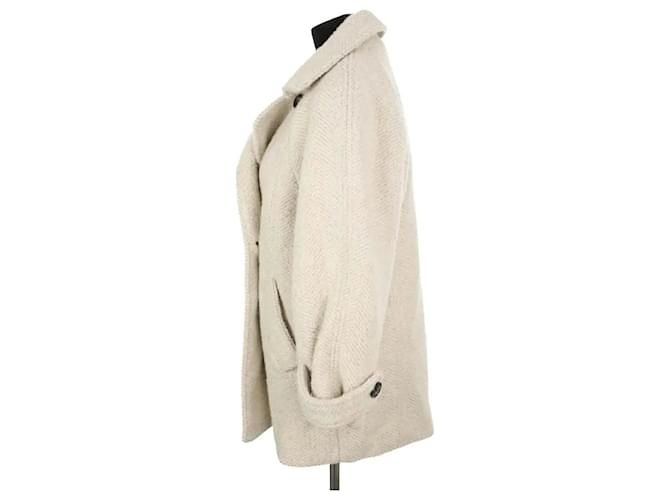 Ba&Sh Abrigo beige - vista 3