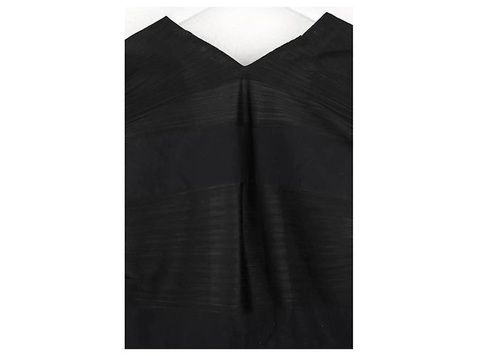 Pleats Please Schwarze Bluse - Ansicht 2