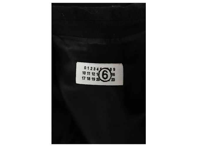 Maison Martin Margiela Abrigo negro - vista 5