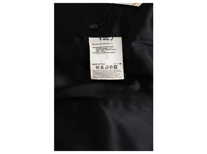 Maison Martin Margiela Abrigo negro - vista 6