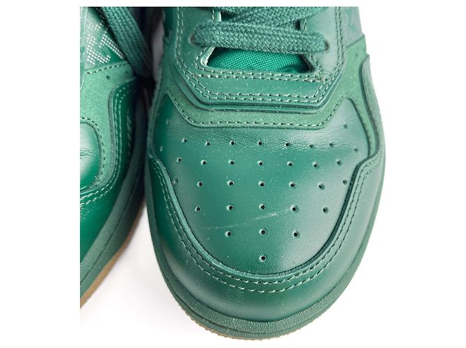 Dior Baskets Obliques en Cuir B27 38 Vert - vue 12