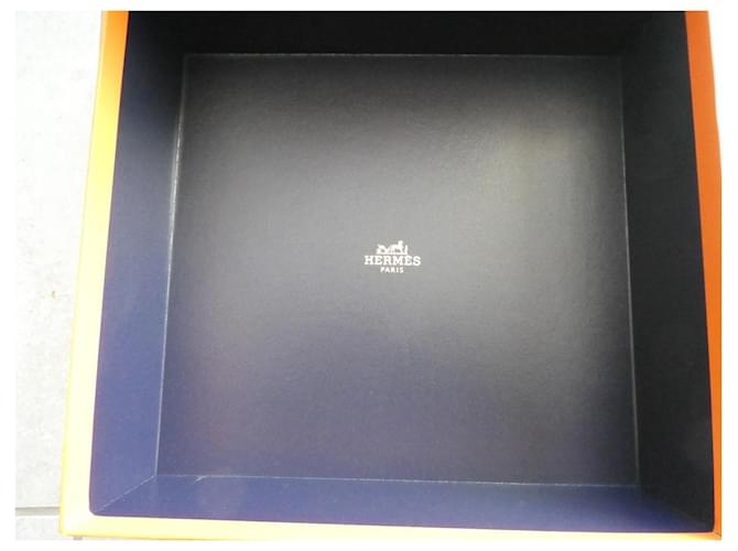 boîte hermès bleue pour sac à main hermès commande spéciale VIP Orange - vue 2