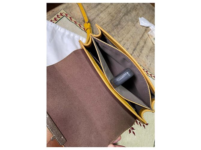 Borsa Furla Bella Mini Top Handle – Giallo Girasole – Ottime Condizioni - vista 6