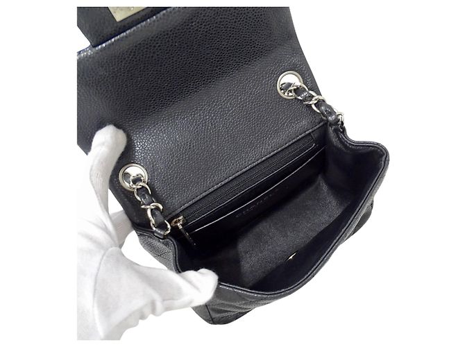 Mini borsa Matelassé di Chanel Nero - vista 5