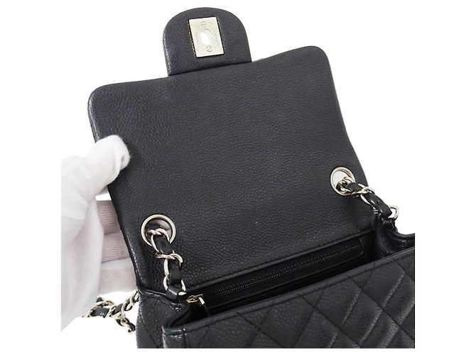 Mini borsa Matelassé di Chanel Nero - vista 8