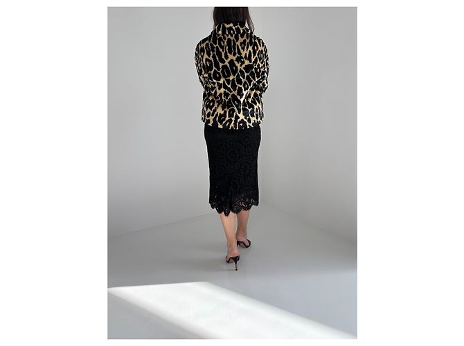 Stella Jean Jacke mit Leopardenmuster Cropped Mehrfarben - Ansicht 10
