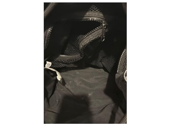 Adidas Bolsa de deporte negra de vinilo Negro - vista 4