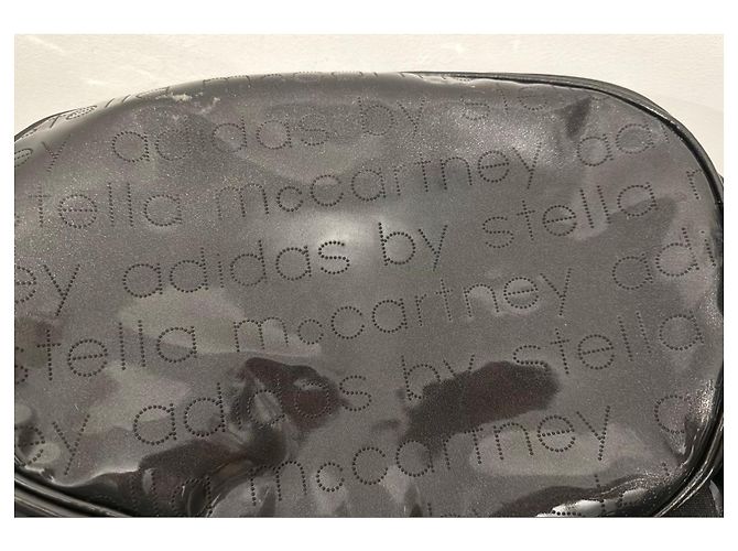 Adidas Bolsa de deporte negra de vinilo Negro - vista 5