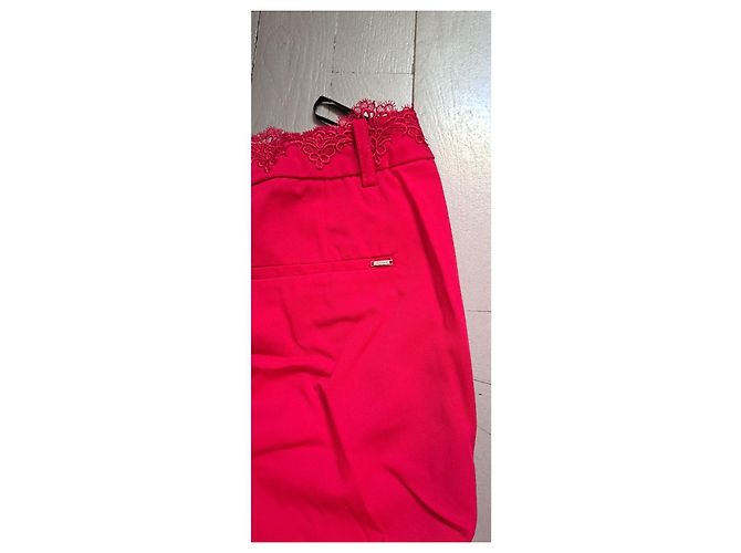 Autre Marque Terninho Morgan Fúcsia com detalhe em renda Fuschia - vista 6