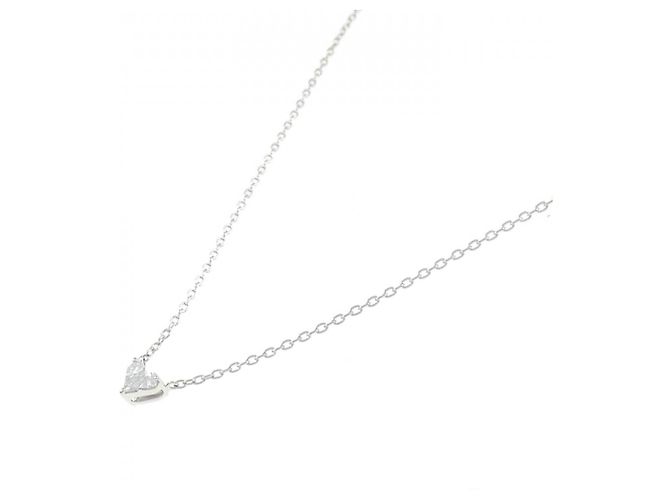 Autre Marque Collana Mysterious Heart in Platino e Diamante Star Jewelry - vista 2