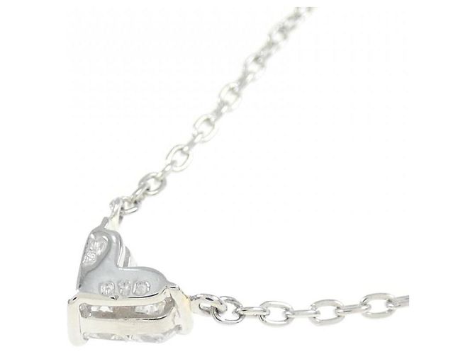 Autre Marque Collana Mysterious Heart in Platino e Diamante Star Jewelry - vista 4
