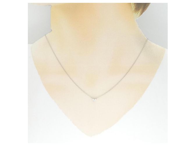 Autre Marque Collana Mysterious Heart in Platino e Diamante Star Jewelry - vista 6