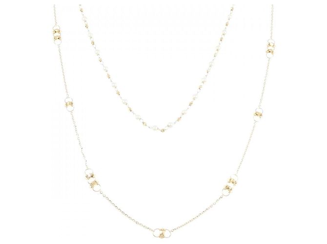 Autre Marque Collana 2 in 1 in perle d'acqua dolce Au750 D'oro - vista 5