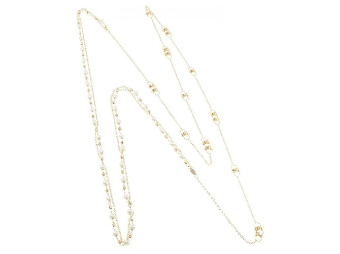 Autre Marque Collana 2 in 1 in perle d'acqua dolce Au750 D'oro - vista 7