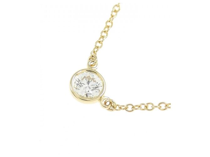 Tiffany & Co Collana Tiffany By The Yard in oro Au750 e diamanti D'oro - vista 3
