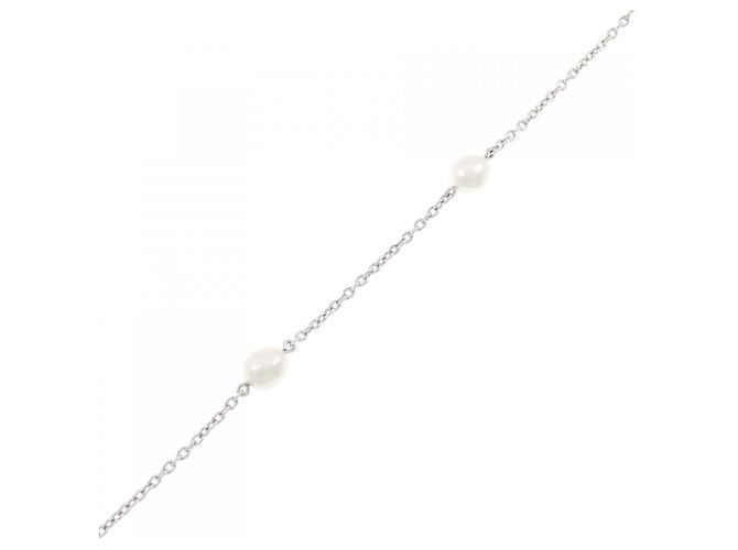 Set collana e bracciale Mikimoto in Au750 con perle del Mar del Sud bianche e nere - vista 8