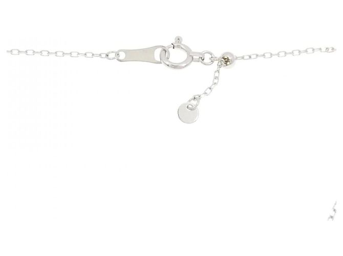 Autre Marque Collana in oro bianco Au750 con opale e diamanti Argento - vista 5