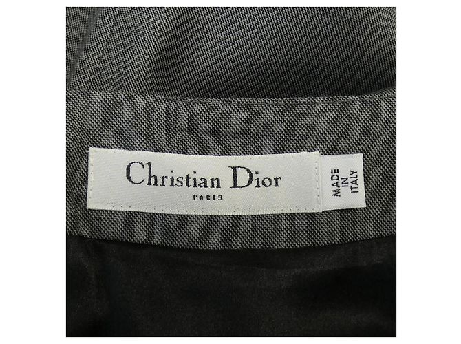 Falda Christian Dior Castaño - vista 4