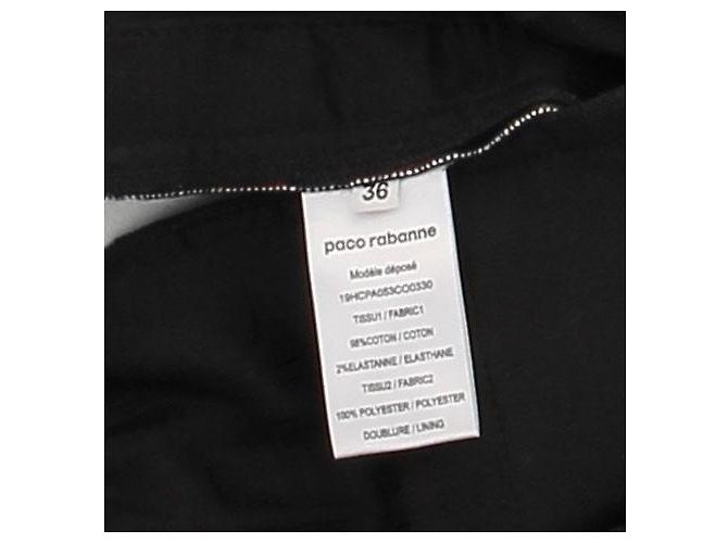 Paco Rabanne Pantalón estampado de flores Negro - vista 6