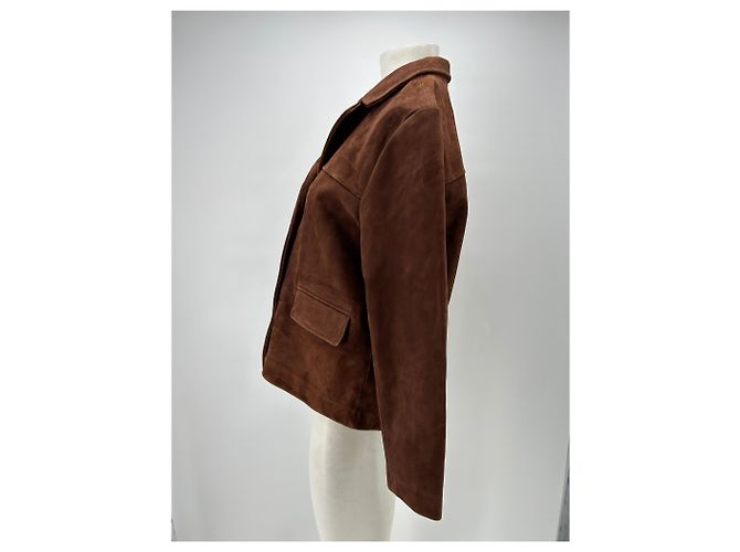 Maje Wildlederjacke braun Beige - Ansicht 4
