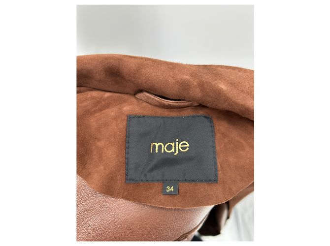 Maje Wildlederjacke braun Beige - Ansicht 5