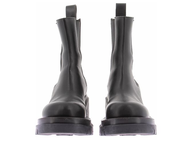 Botas de cuero negras Bottega Veneta Talla 39 - vista 2