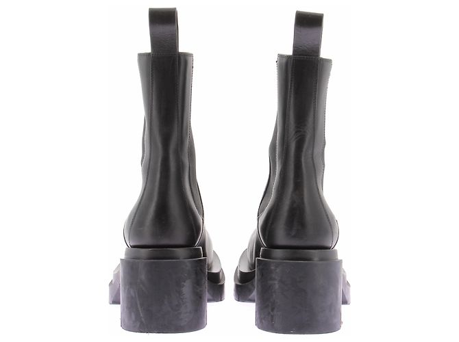 Botas de cuero negras Bottega Veneta Talla 39 - vista 3