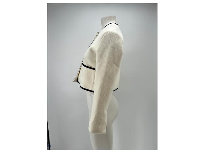 Autre Marque Giacca bianca e nera Bianco - vista 3