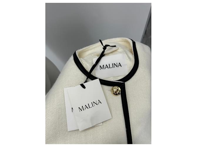 Autre Marque Giacca bianca e nera Bianco - vista 5