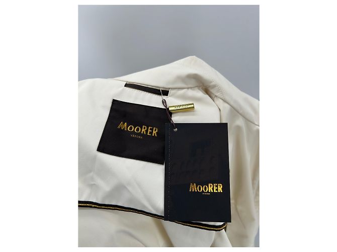 Bomber bianco Moorer - vista 3