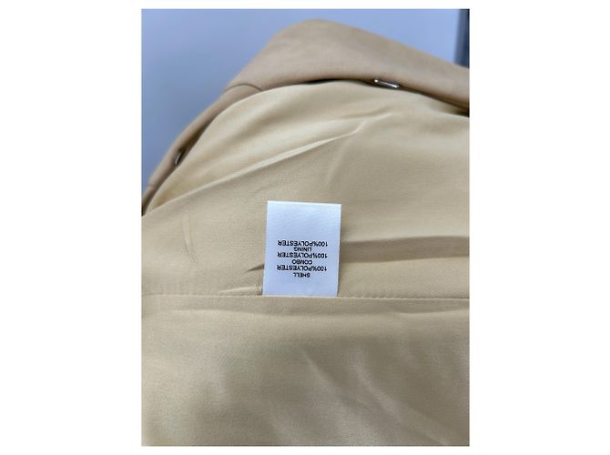 Autre Marque Giacca in camoscio e pelliccia Beige - vista 7