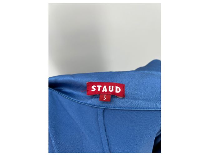 Staud Kleid lang blau - Ansicht 5
