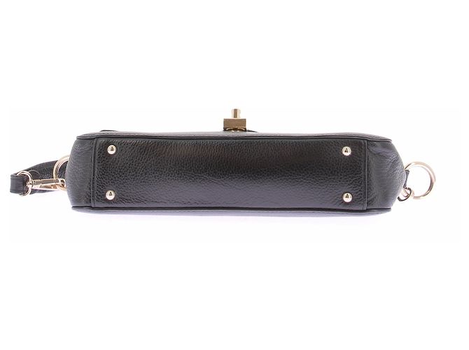 Autre Marque Borsa a mano LANCASTER in pelle nera Nero - vista 6