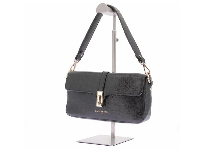 Autre Marque Borsa a mano LANCASTER in pelle nera Nero - vista 7